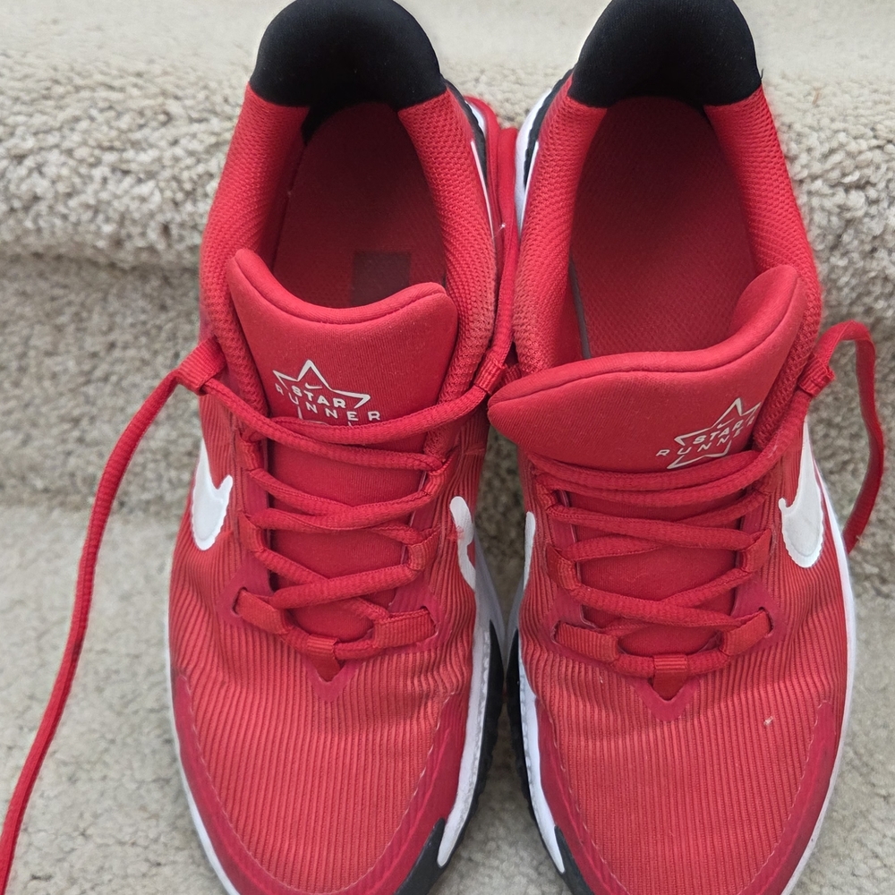 Nike Kids Shoes Red and Black